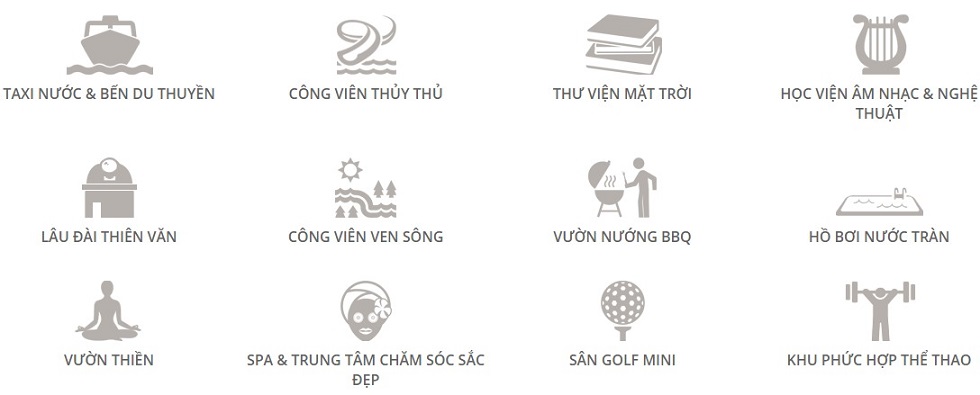 DỊCH VỤ TIỆN ÍCH TIÊU CHUẨN 5 SAO